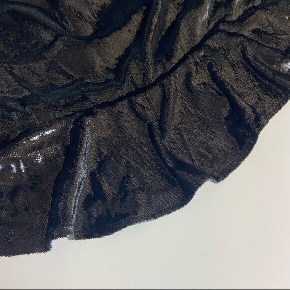 Leyden Shimmery Ruffle-Hem Dress - Picture 5 of 7